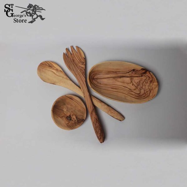 2 Cuillères à Salade En Bois D'acacia - Prise Confortable, Pour Mélanger Et Servir Pâtes, Fruits - Ustensiles De Cuisine Naturels